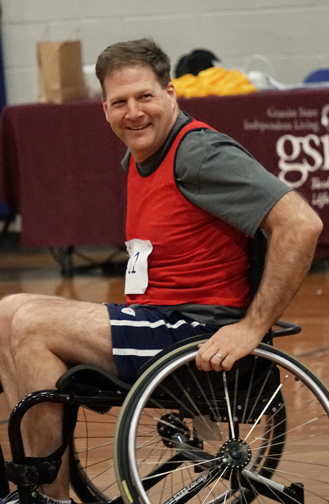 Gov Sununu wheelchair basketball